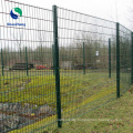 2D mesh panel fence double wires rods Germany mesh fence for ground factory industry park